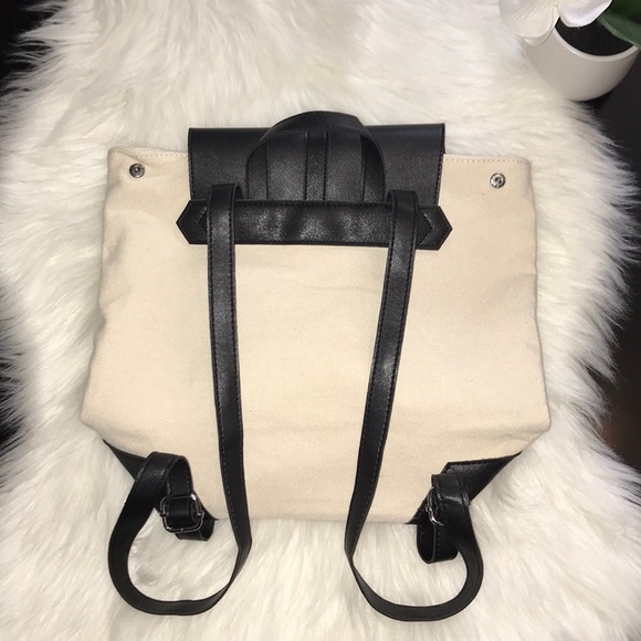 Duex Lux canvas and vegan leather backpack - Picture 5 of 8